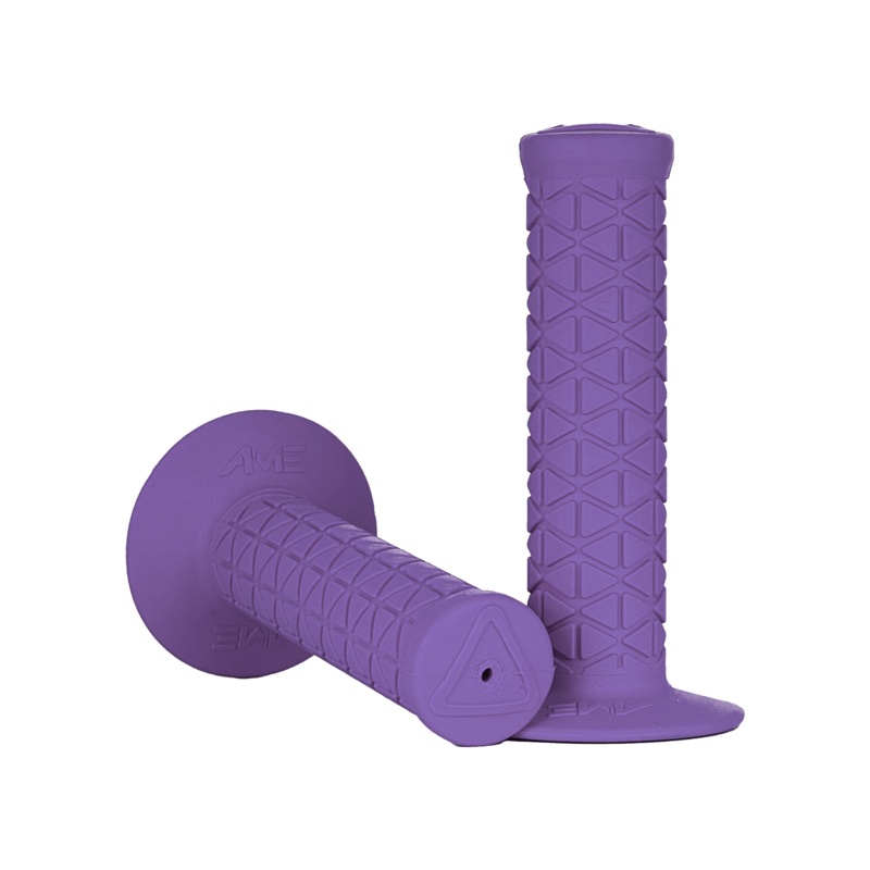 AME Triangle BMX Grips – Flanged – Lavender – USA Made