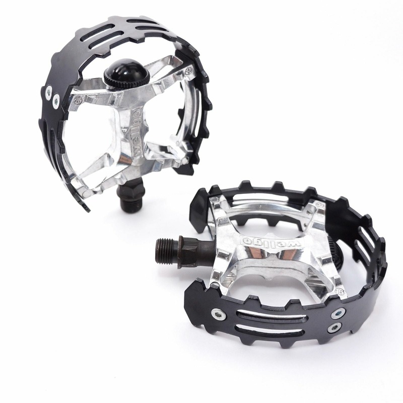 Bear claw Trap Pedals 9/16 Black for BMX bikes   – Live 4 Bikes Black 9/16″