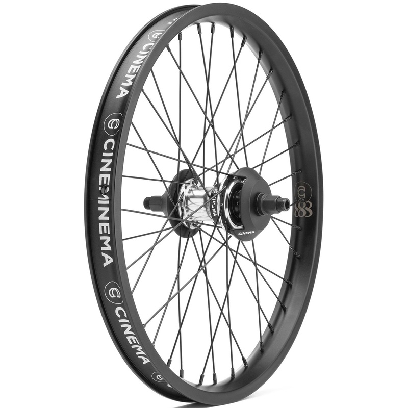 Cinema 888 Freecoaster Wheel Black/Polished RHD