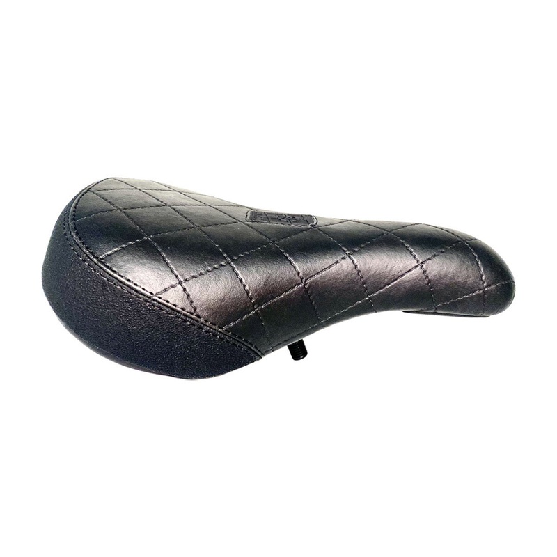 Fit Bike Co Barstool Padded Pivotal BMX Seat – Quilted Black