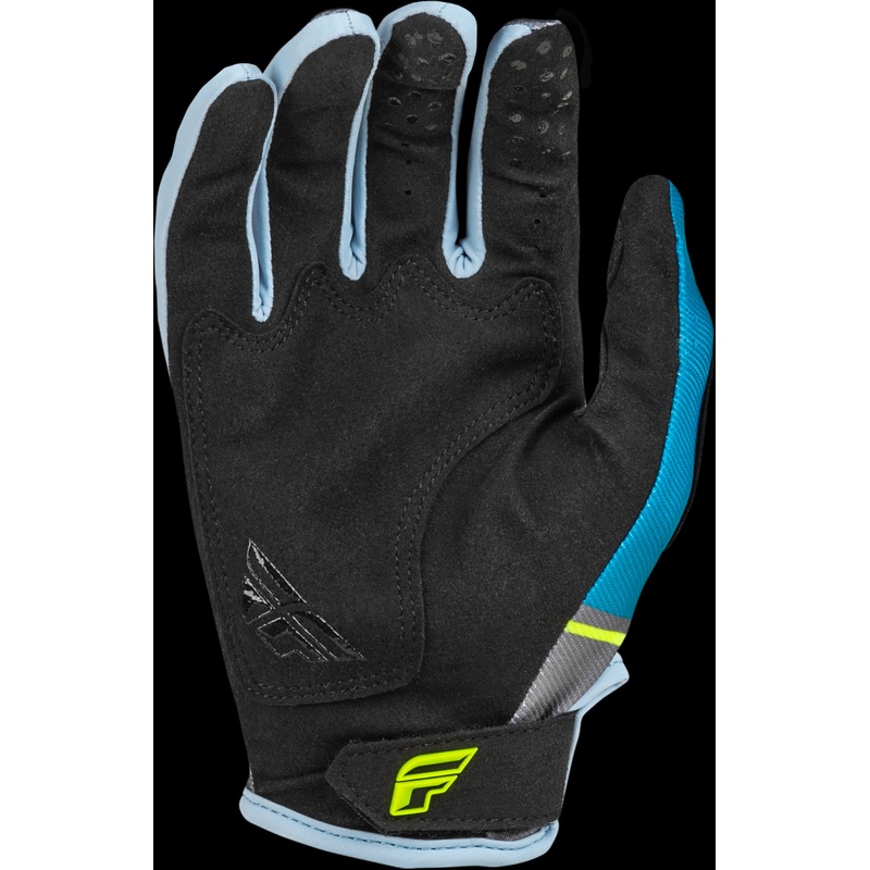 FLY RACING Kinetic Prix Gloves Charcoal/Hi-Vis Md