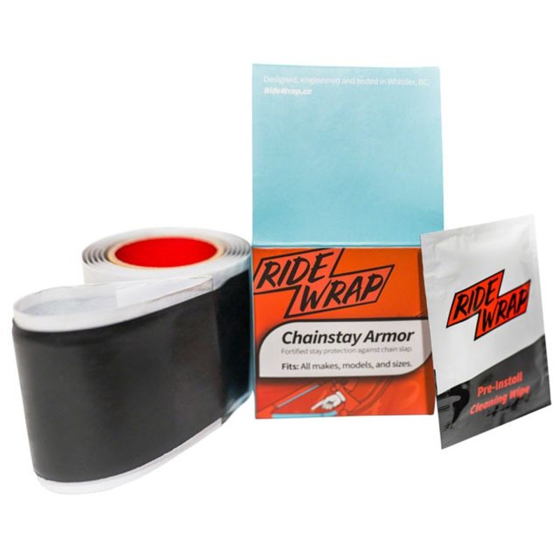 RideWrap Chainstay Armor – Matte Black