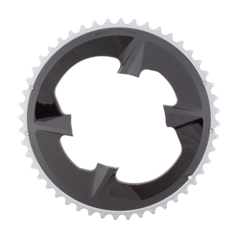SRAM Rival 2×12-Speed Outer Chainring – 48t 107 BCD BLK For use 35t Inner