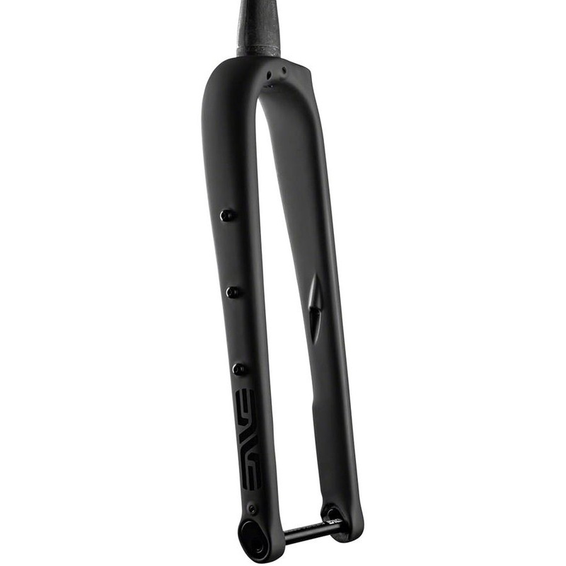 Adventure Fork – 1.5 Tapered, Flat-Mount Disc, Carbon, 12 x 100mm Axle,  49/55 Rake, Black