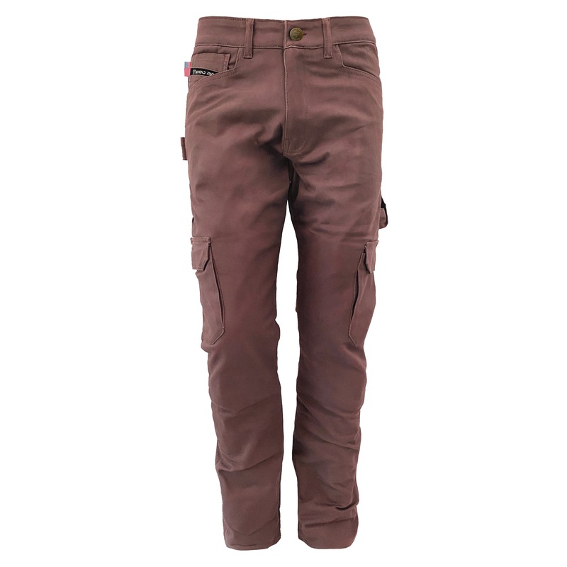 Loose Fit Cargo Pants (Extra Wide) – Light Cacao with Pads Light Cacao 26W 26L