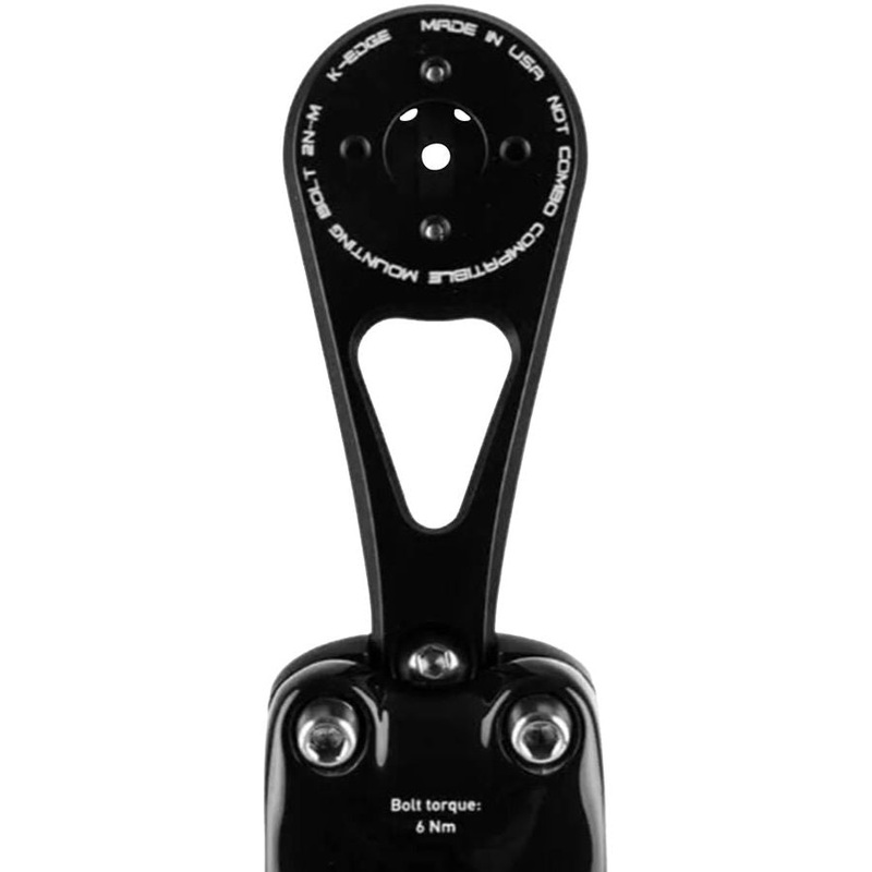 Aero Stem Computer Mount Combo – Black, Garmin/ WAHOO