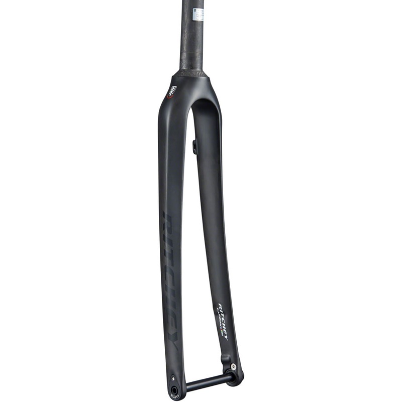 Ritchey WCS Carbon Cross Disc Fork – Tapered 45mm Rake 12mm Thru Axle Flat Mount 2020 Model Matte Carbon