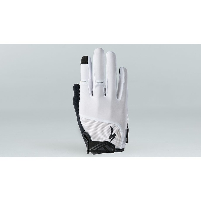 Specialized bg dual gel glove lf white m
