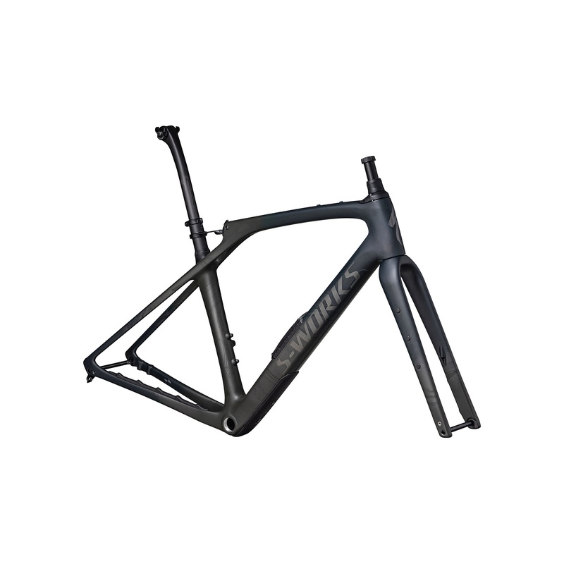 Specialized S-Works Diverge STR Frameset – 2023 Satin Forest Green / Dark Moss Green / Black Pearl Satin Forest Green/Dark Moss Green/Black Pearl 52cm