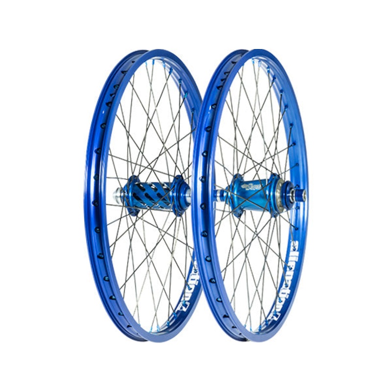 Custom Wheelset: Blue Alienation Malice Rims-Blue Onyx Hubs-20×1.75″