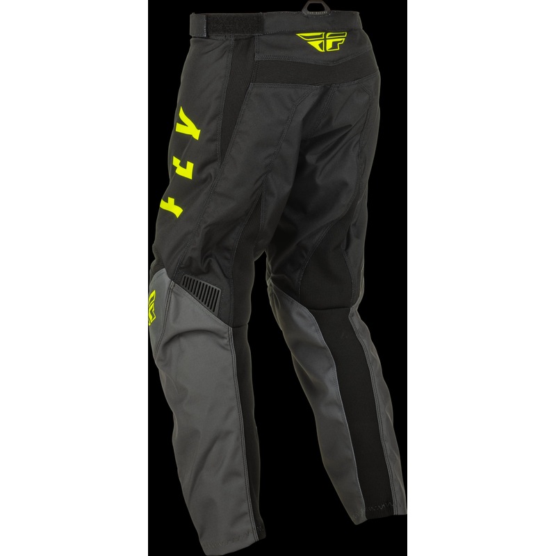 FLY RACING Youth F-16 Pants Grey/Black/Hi-Vis Sz 22