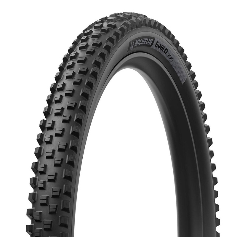 Michelin E-WILD RACING LINE Rear Mountain Tire 29″x2.60 Folding Tubeless Ready MAGI-X 4×55 Black