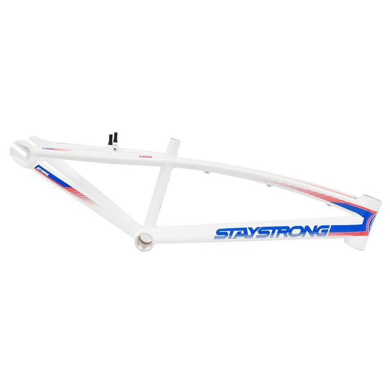 Stay Strong 2019 For Life Race Frame-White Junior