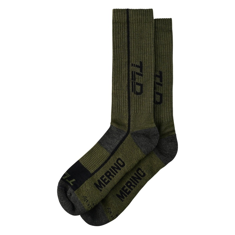 Troy Lee Designs Chill Merino Wool Socks, SALE Mono Fatigue Small / Medium