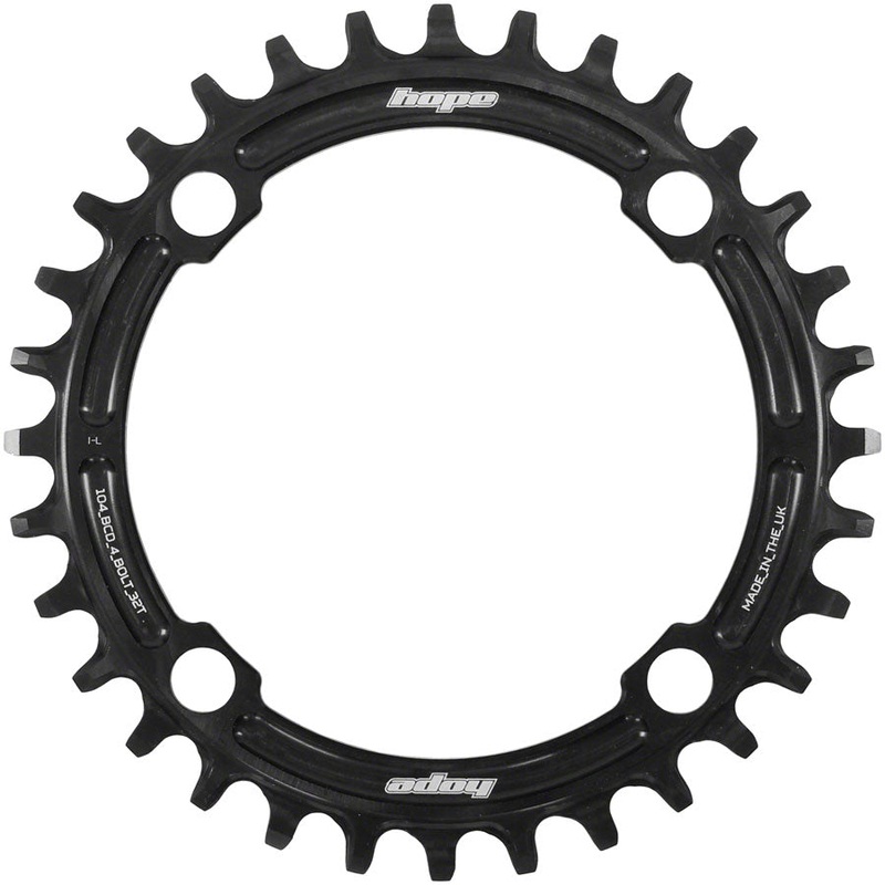 Hope Retainer Chainring – 32t, 104 BCD, R22, Black