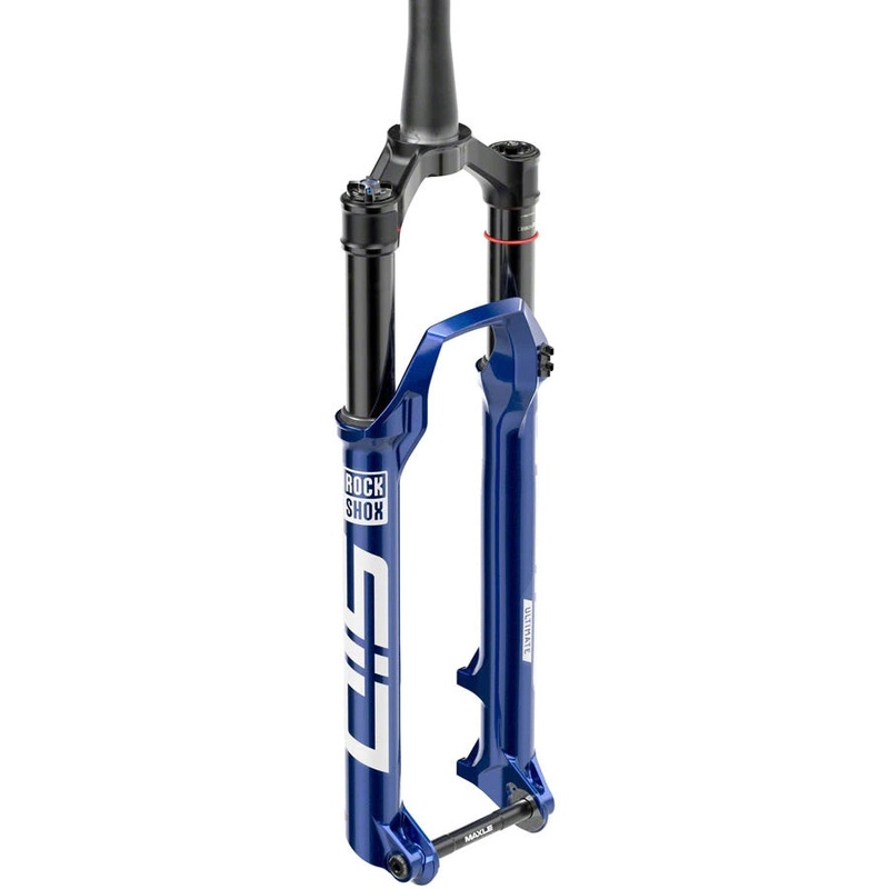 RockShox SID Ultimate Race Day 2 Suspension Fork – 29″ 120 mm 15 x 110 mm 44 mm Offset Blue Crush 3P Crown D1
