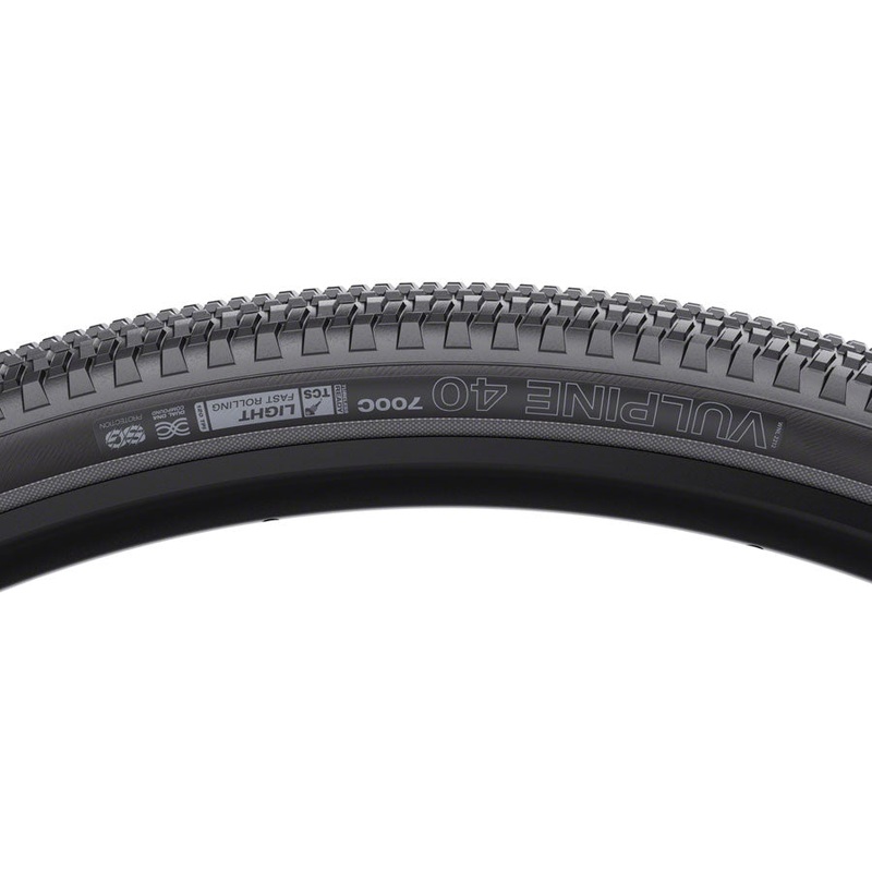 WTB Vulpine Tire – 700 x 40, TCS Tubeless, Folding, Black, Light/Fast Rolling, Dual DNA, SG