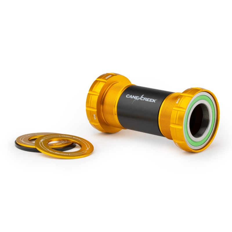 New! Cane Creek Hellbender 70 BSA Threaded 30mm Gold Bottom Bracket BAI0143