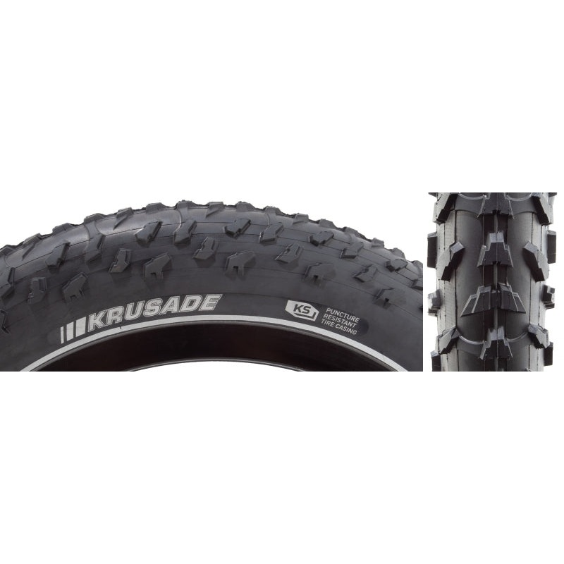 Krusade Tire 26″x4.00 Wire Clincher SRC 60 Black