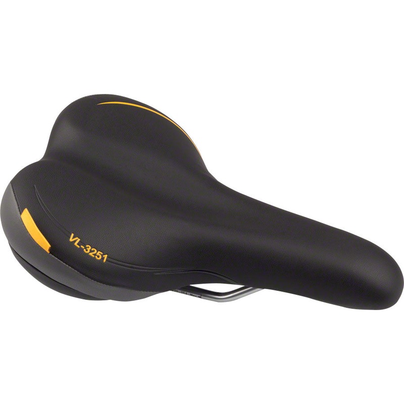 Velo Plush Pace Saddle – Steel, Black, Men’s