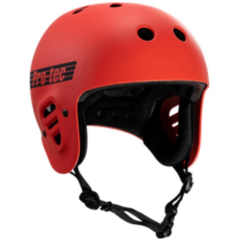 Pro-Tec Full Cut Helmet – Matte Bright Red Large