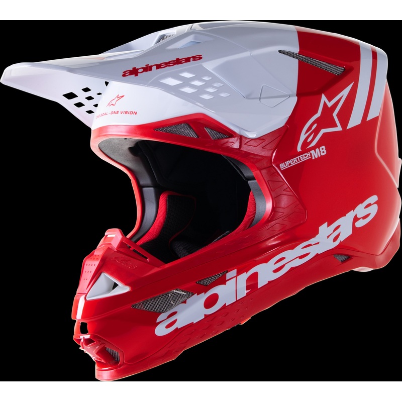 ALPINESTARS S-M8 Radium 2 Helmet Bright Red/White 2X-Large
