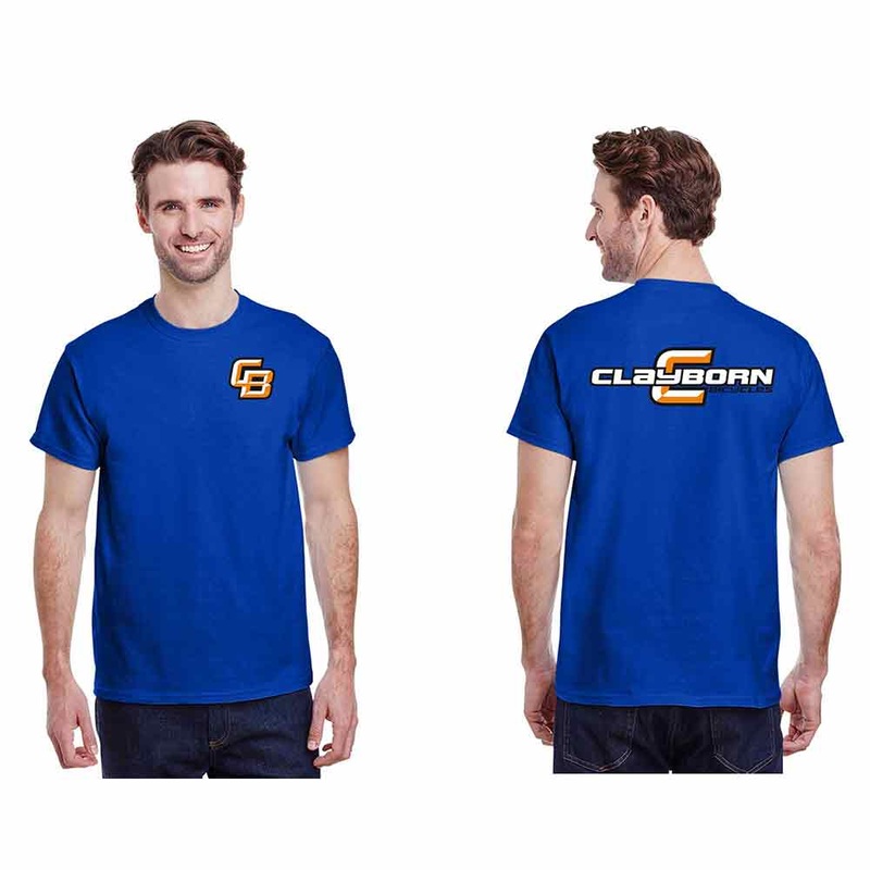 Clayborn Logo T-Shirt Adult Large