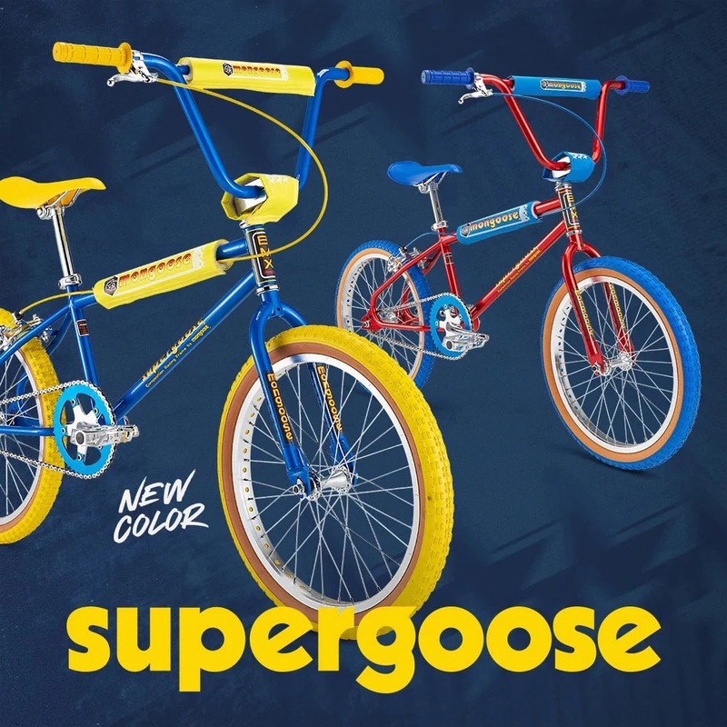Mongoose Supergoose Classics Series Bike Blue / Yellow
