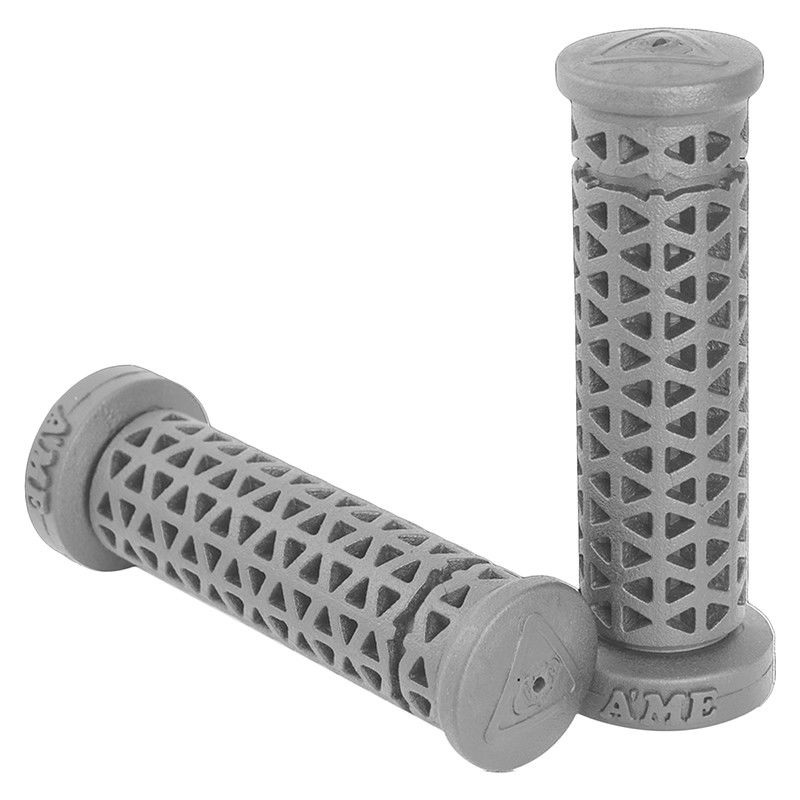 AME Zone Flangeless BMX Grips – Gray – A’ME – USA Made