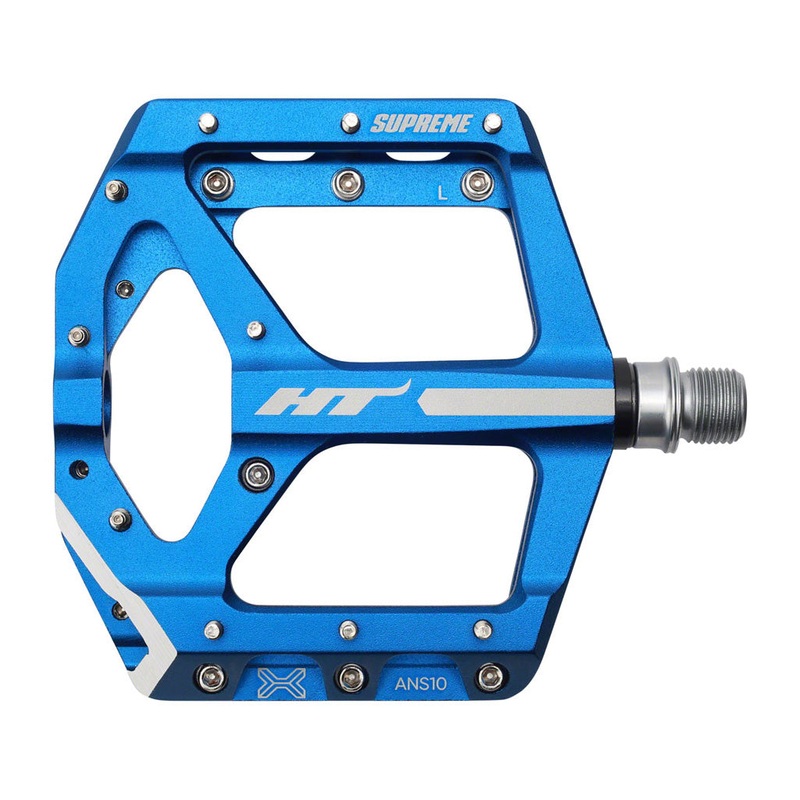 HT ANS10 Platform BMX Pedals Marine Blue