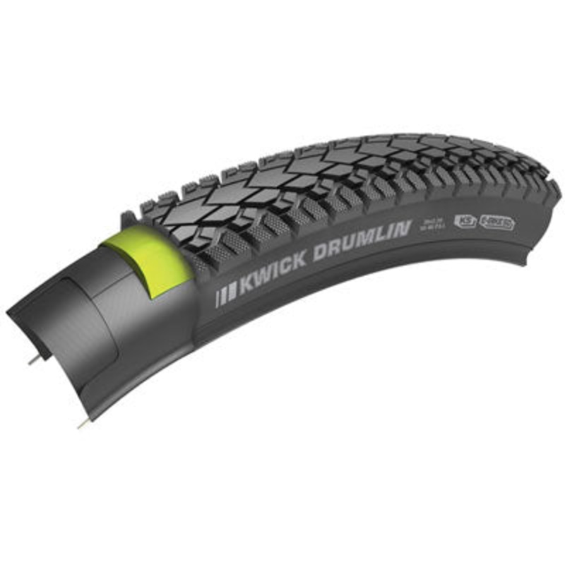 Kenda Kwick Drumlin E-Bike Tires – Puncture Resistant Reflective Multiple Sizes Available 26×2.00 Black