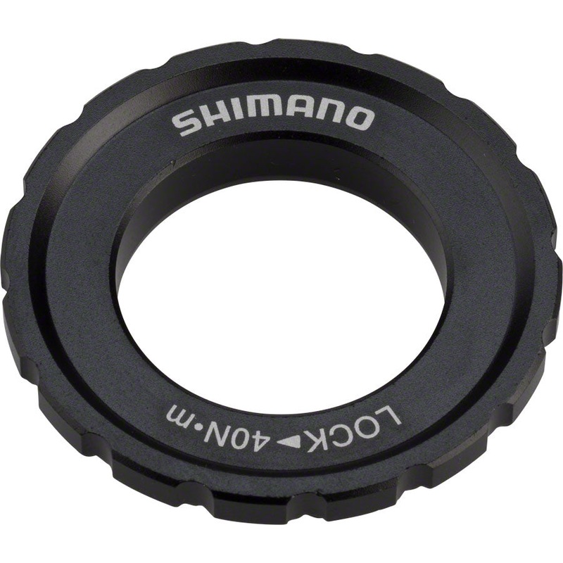 Shimano XT M8010 Outer Serration Centerlock Disc Rotor Lockring, for use with 12/15/20mm Thru Axle HubsAxle Hubs
