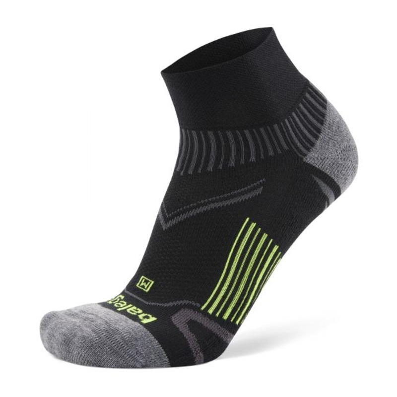 Balega Enduro Quarter Run or Ride Socks Black Medium
