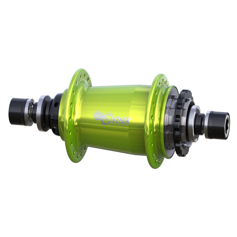 Onyx Ultra Rear Hub-36H 10mm Antifreeze Green