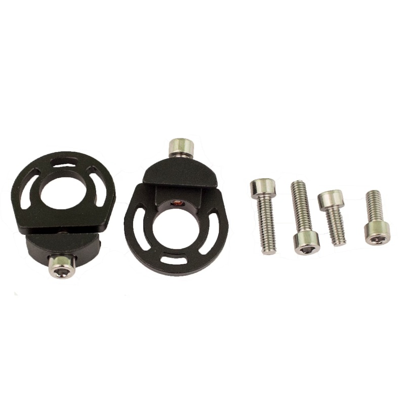 14mm Chain Tensioner f/ Shorter Dropouts – Black – Pair