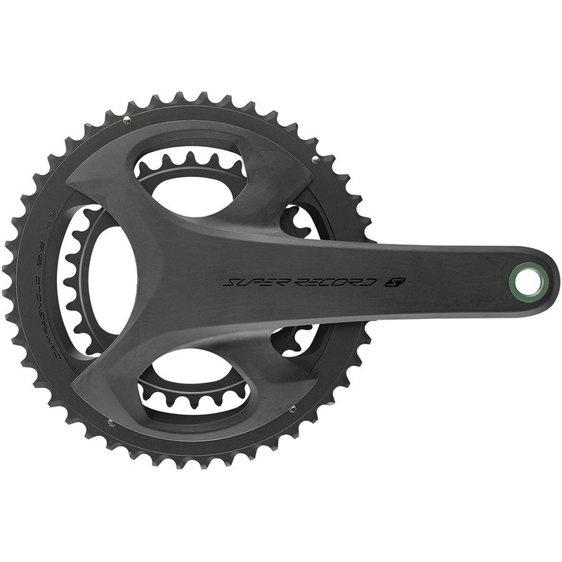Campagnolo Super Record S Wireless Crankset – 172.5mm 12-Speed 50/34t Campy 121/88 Asym BCD Ultra Torque Spindle Carbon