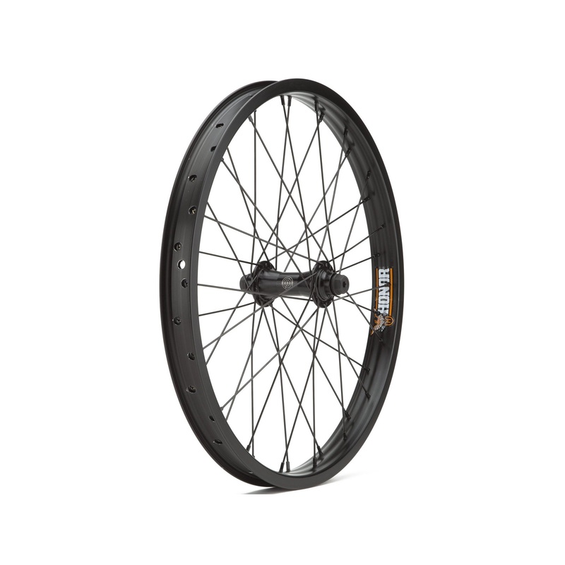 Mission Radar Front Wheel Black w/ Black Hub