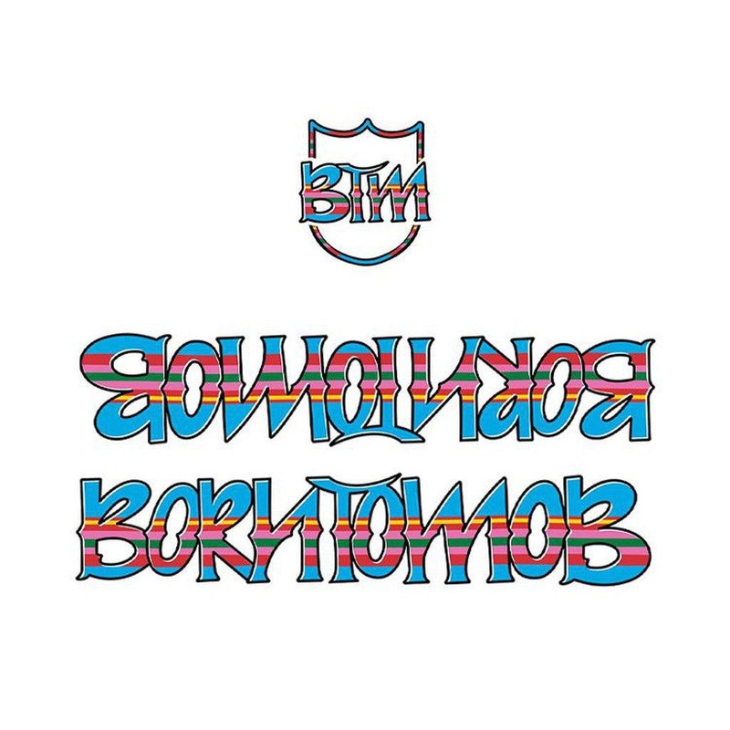 S&M Hoder BTM Frame Decal Set Blue