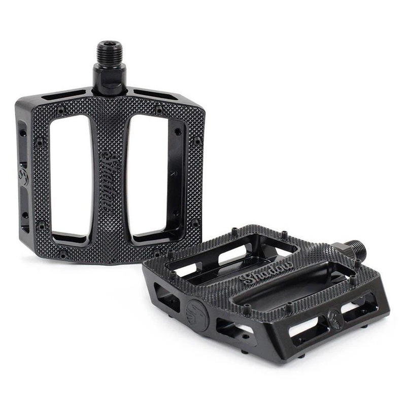 Shadow Metal Unsealed Alloy Pedals Black