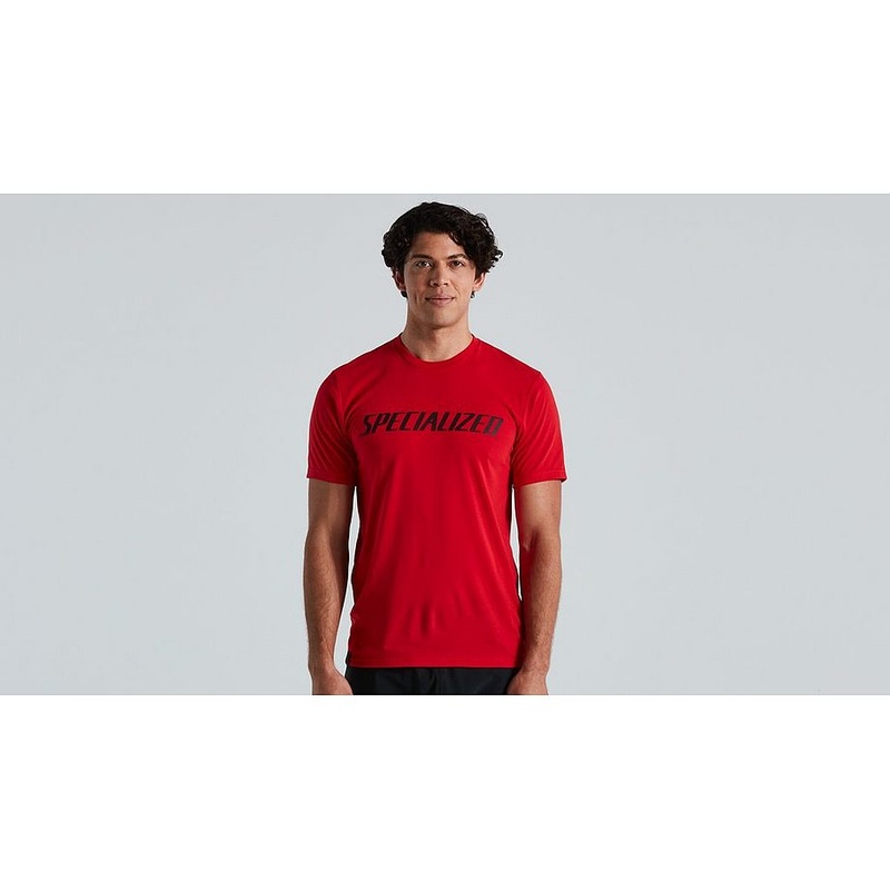 Specialized wordmark tee ss men flo red xs