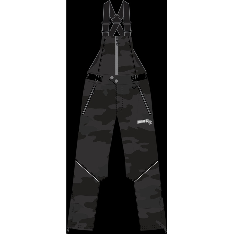 DSG Craze 5.0 Bib Charcoal Camo 1x Charcoal Camo 1X-Large