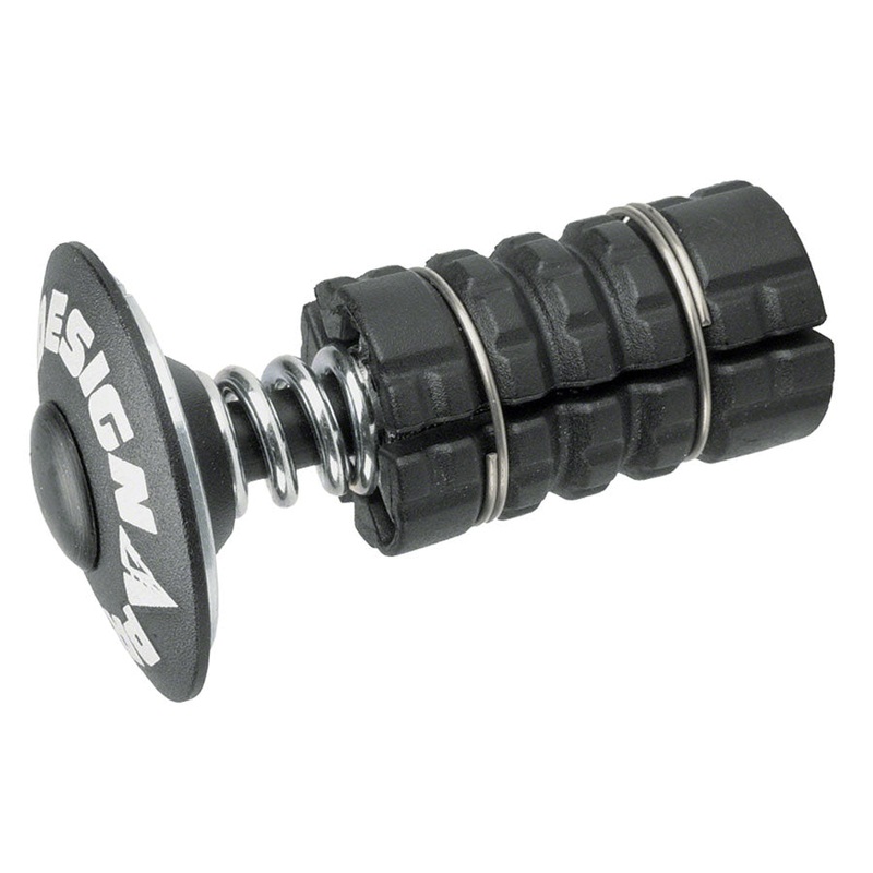 Profile Design Universal Gap Cap: fits 1″ or 1-1/8″ steerer tubes, Aluminum Top Cap, Black