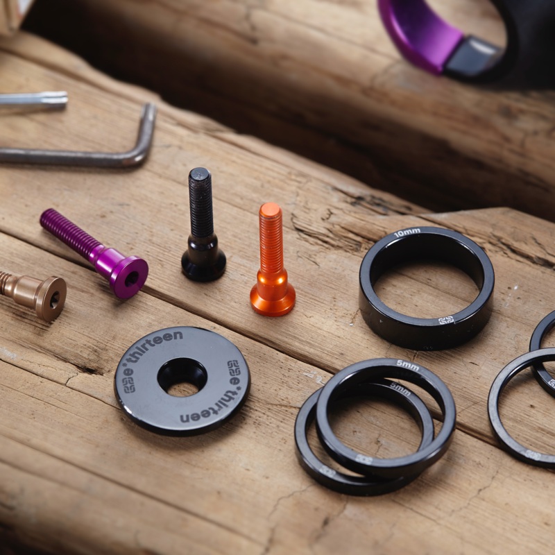 Top Cap & Headset Spacer Kit Naranja