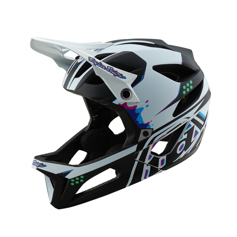 Troy Lee Designs Stage MIPS BMX Race Helmet-Trooper White Adult X-Small/Small