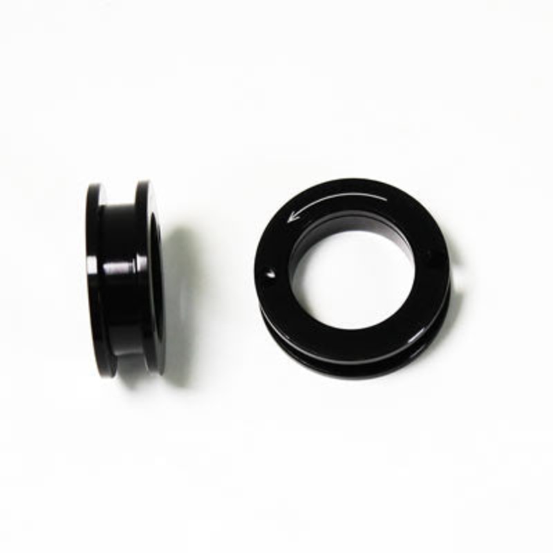 Q2 Bmx Fork Adaptr 20 To 20Mm Blk,For Q2 Forks Only Carbon Bmx Race Fork Adapter  Forks NA Black