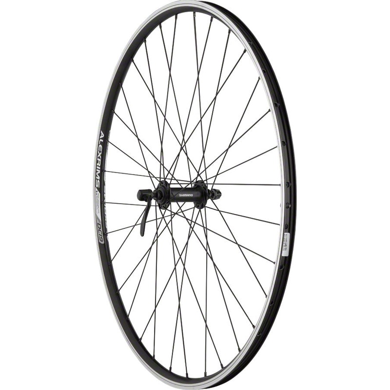 Quality Wheels Value Double Wall Series Front Wheel – 700 QR x 100mm Rim Brake BLK Clincher