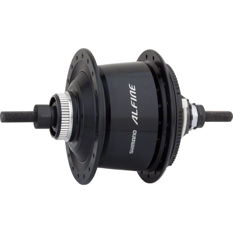Shimano Alfine SG-S7001 8-Speed Internally Geared Disc Brake 36h Rear Hub Black, Small Parts Not Included