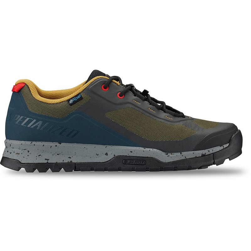 Specialized rime flat shoe dark moss/deep lake/harvest gold 48