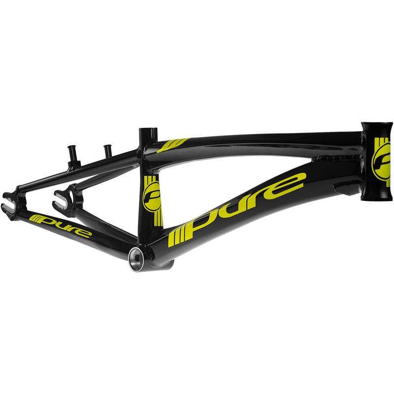 Pure V4 BMX Race Frame-Black/Yellow Junior