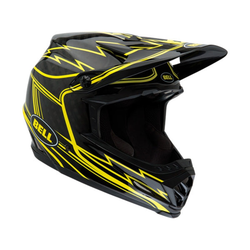Bell Full-9 Carbon Helmet-Black/Yellow X-Small